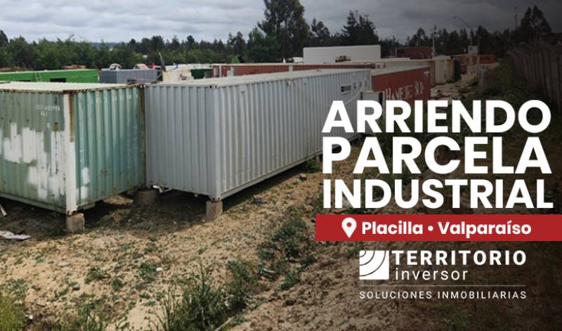 SE ARRIENDA PARCELA INDUSTRIAL EN PARQUE INDUSTRIAL PLACILLA