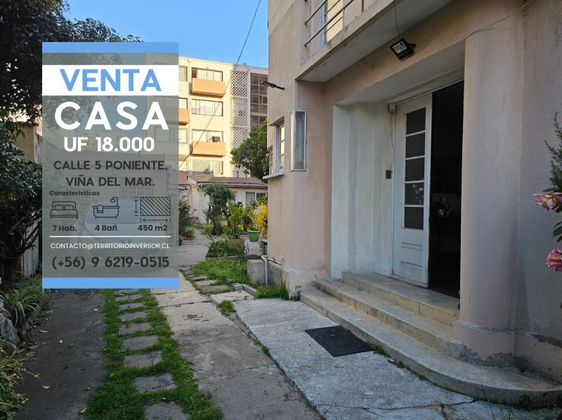 5 PONIENTE ENTRE 4 Y 5 NORTE, BARRIO PONIENTE, VIÑA 5 PONIENTE ENTRE 4 Y 5 NORTE, BARRIO PONIENTE, VIÑA